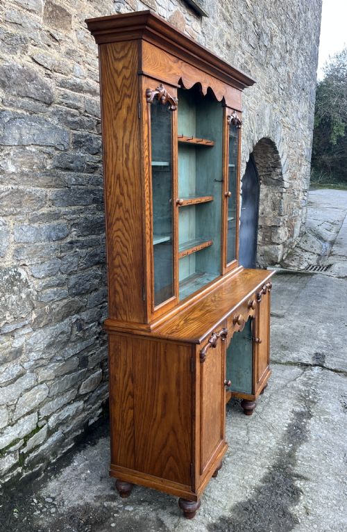 fig 2. Welsh Oak Dog Kennel Farmhouse Dresser