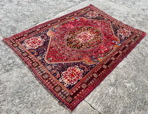 fig 1. Large Hand Woven Qashqai Rug