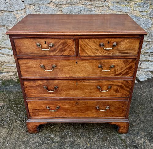 fig 1. Georgian Mahogany Chest Of Drawers