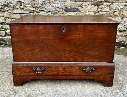 18th Century Oak and Elm Mule Chest