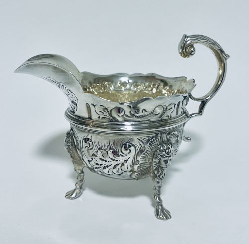 Antique Silver Cream Jug
