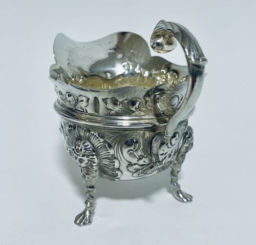 fig 1. Antique Silver Cream Jug