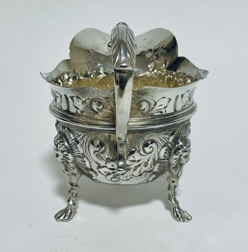 fig 2. Antique Silver Cream Jug