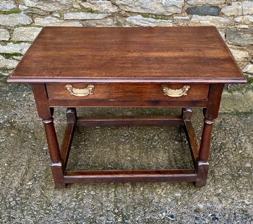 fig 1. 18th Century and Later Oak Side Table