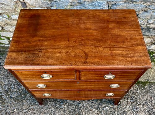 fig 2. ?Small Regency Mahogany Chest of Drawers