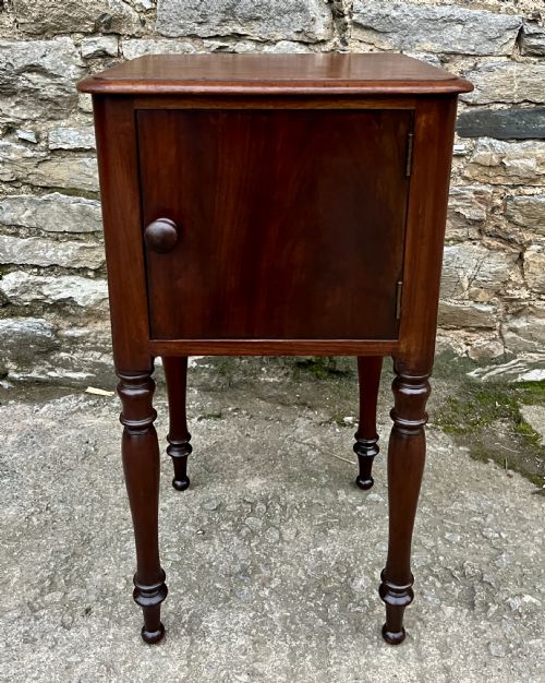 fig 1. Victorian Mahogany Pot Cupboard