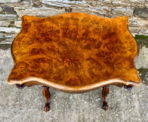 fig 2. Victorian Walnut Sewing Table