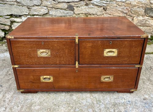 Antique Military Campaign Chest