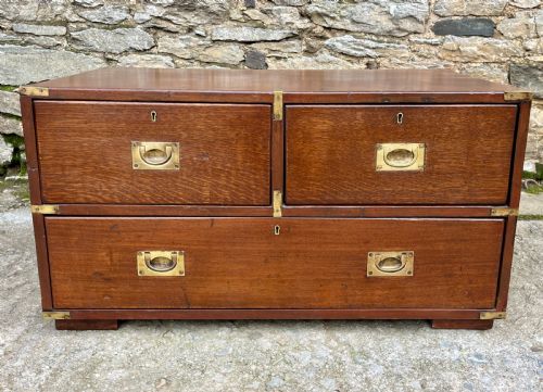fig 1. Antique Military Campaign Chest