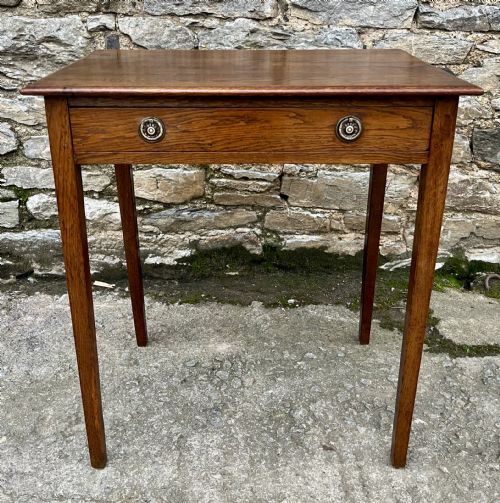 Small Georgian Oak Side Table