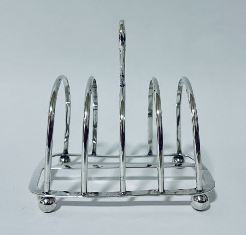 Victorian Silver Toast Rack