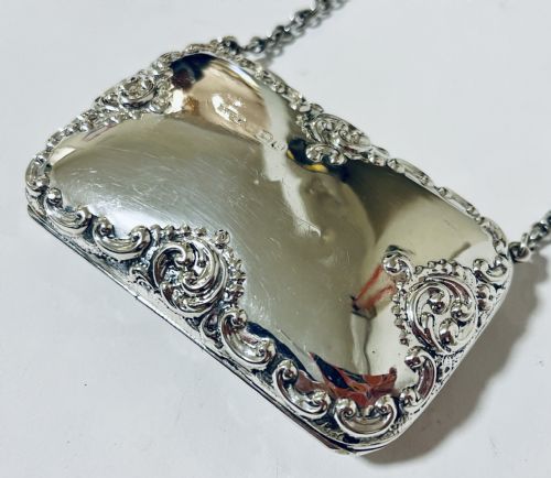 fig 1. Antique Silver Chatalaine Purse