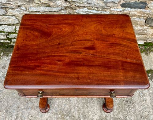 fig 2. Victorian Mahogany Sewing Table