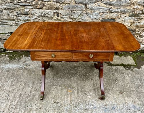 fig 2. Regency Mahogany Sofa Table