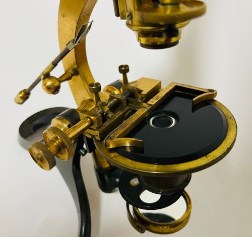 fig 2. Victorian Brass Microscope