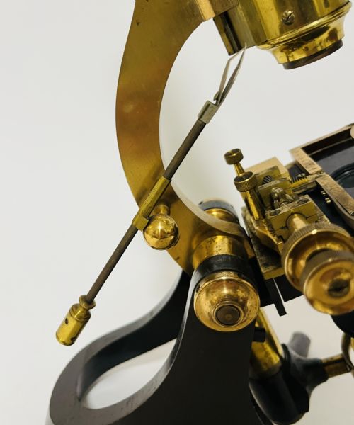 fig 3. Victorian Brass Microscope
