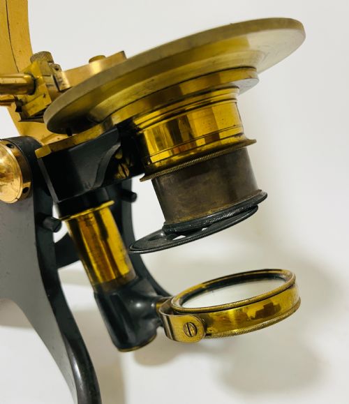 fig 4. Victorian Brass Microscope