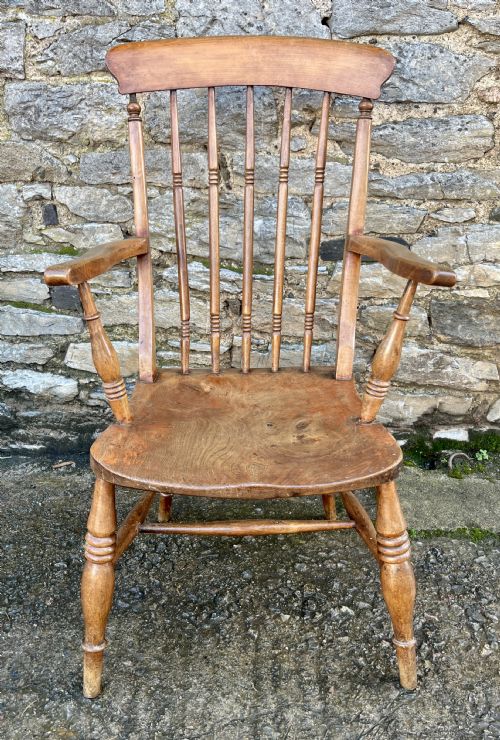 fig 1. Antique Windsor Farmhouse Chair