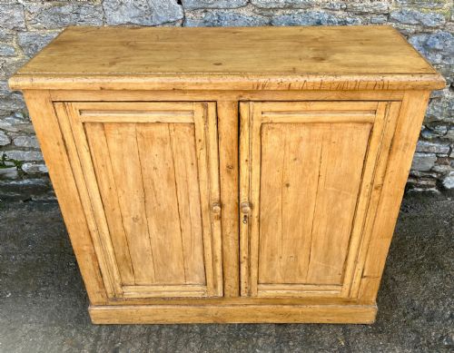fig 1. Large Antique Pine Cupboard