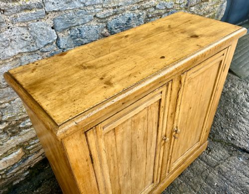 fig 2. Large Antique Pine Cupboard