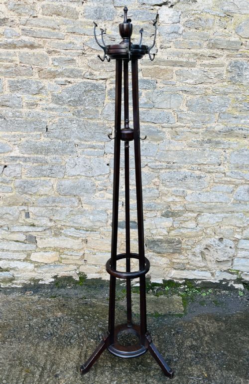 Edwardian Mahogany Hall Stand