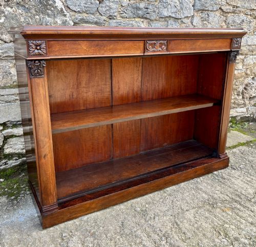 Victorian Rosewood Open Bookcase