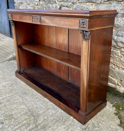 fig 2. Victorian Rosewood Open Bookcase