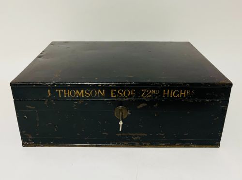 Antique Military Document Box