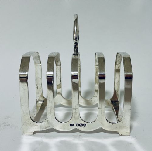 Antique Silver Toast Rack