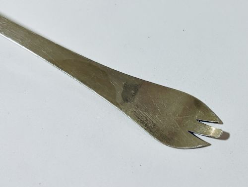 fig 1. 18th Century Exeter Silver Trefid Spoon