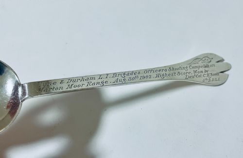fig 1. Antique Silver Trefid Spoon
