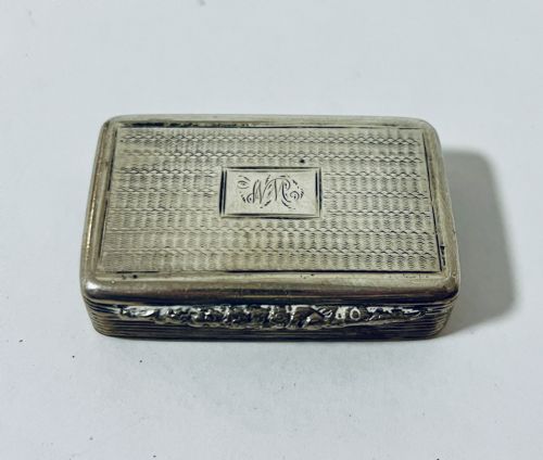 fig 1. Georgian Silver Snuff Box