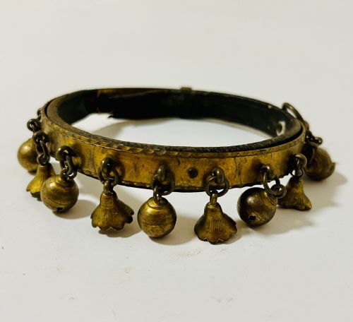 fig 1. Rare Victorian Gilt Dog Collar
