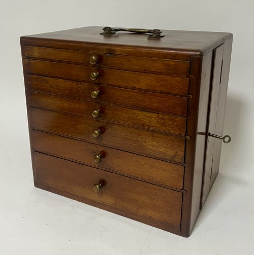 Antique Mahogany Specimen Drawers