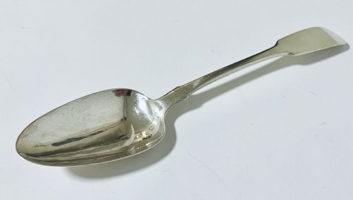 fig 1. Georgian Exeter Silver Serving Spoon