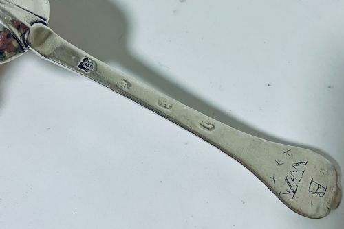 fig 1. 17th Century Silver Trefid Spoon