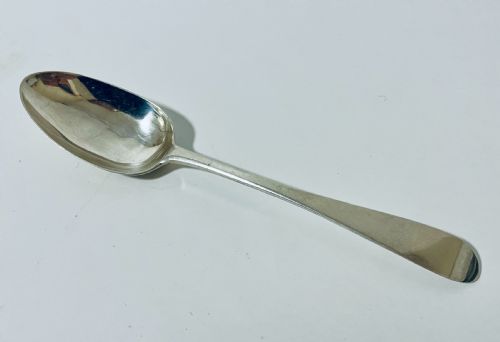 fig 1. Antique Newcastle Silver Serving Spoon