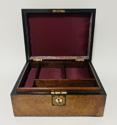 fig 1. Victorian Inlaid Jewellery Box