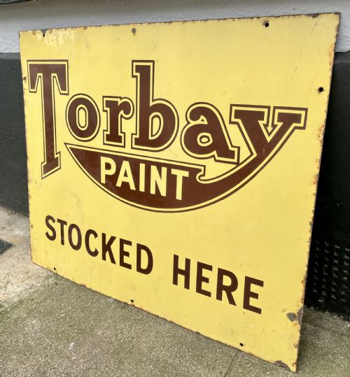 fig 1. Torbay Paint Enamel Sign
