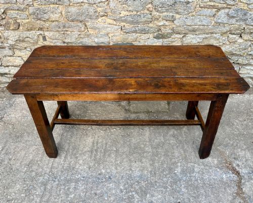 fig 1. Antique Oak Farmhouse Table