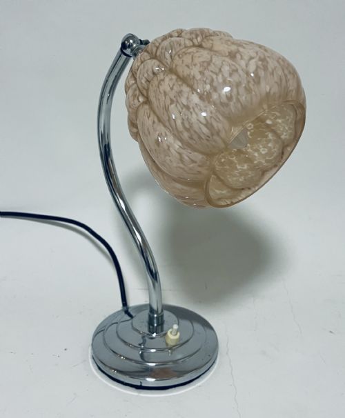 fig 1. Art Deco Chrome Adjustable Desk Lamp