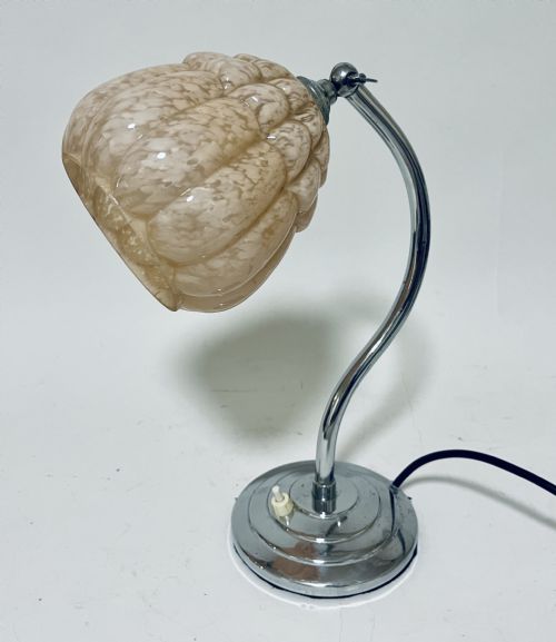fig 2. Art Deco Chrome Adjustable Desk Lamp