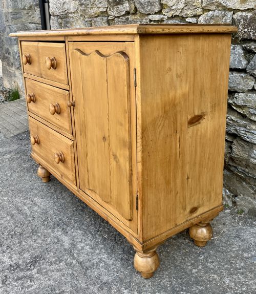 fig 2. Antique Stripped Pine Sideboard