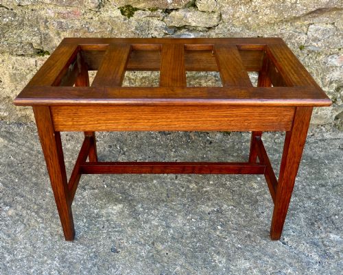 Antique Oak Luggage Rack
