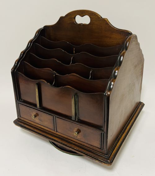 fig 1. Antique Revolving Desk Tidy