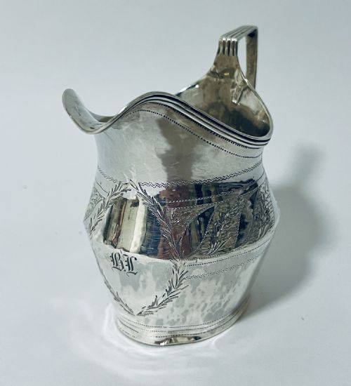 fig 1. Georgian Silver Cream Jug