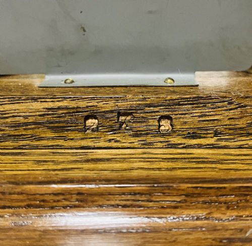 ANTIQUE OAK CASED BAROGRAPH - ADDITIONAL PHOTO 11