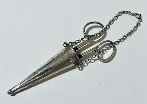 Antique Silver Chatelaine Scissors
