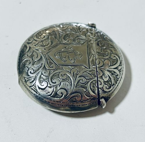 fig 1. Victorian Silver Vesta Case