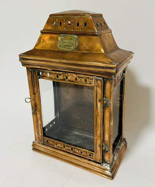 fig 1. Antique Copper Bulkhead Lantern